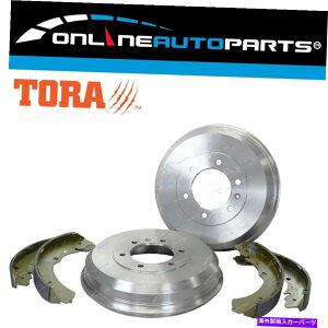 Brake Drum 2�̃��A�u���[�L�h���� +�V���[�Y�L�b�g�t�@����V200 K2 2011?2014 RWD 4x4 2 Rear Brake Drums + Shoes Kit for Great Wall V200 K2 2011 to 2014 RWD 4X4�y���s�A���i�z