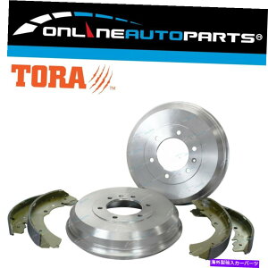 Brake Drum 2̃Au[Lh +V[YLbgHolden Rodeo RA 2003?2008 TFS77 4x4 2 Rear Brake Drums + Shoes Kit for Holden Rodeo RA 2003 to 2008 TFS77 4X4