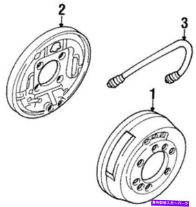 Brake Drum 43206VM30B���Y�h�����u���[�L�A���A�A�N�X��43206VM30B�A�V�����{����OEM�p�[�c 43206VM30B Nissan Drum-brake, rear axle 43206VM30B, New Genuine OEM Part�y���s�A���i�z