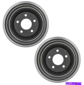 Brake Drum �r���C�b�N�I�[���h���[�r���Z�_���N�[�y�p��2�̃��A�t�B�������u���[�L�h����Acdelco�̃y�A�Z�b�g Pair Set of 2 Rear Finned Brake Drums ACDelco For Buick Oldsmobile Sedan Coupe�y���s�A���i�z