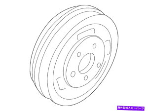 Brake Drum {̃tH[hh2U2Z-1V126-C Genuine Ford Drum 2U2Z-1V126-C