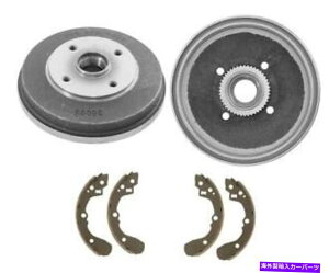 Brake Drum Au[LhƃV[YtBbg01-02 Kia Rio 4֕ Rear Brake Drums and Shoes Fits 01-02 Kia Rio WITH 4 Wheel ABS