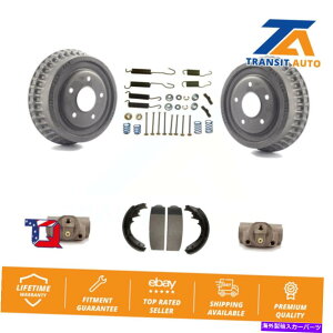 Brake Drum 1985N1991NGMCW~[̃Au[LhV[YXvOƃV_[Lbg Rear Brake Drum Shoes Spring And Cylinders Kit For 1985-1991 GMC Jimmy