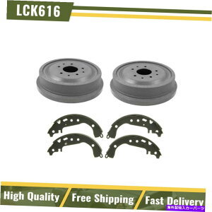 Brake Drum 6PCS�t�����g�u���[�L�h�����ƌC�́A�r�X�P�[���̃V�{���[�x���G�A�p�̌��� 6PCS Front Brake Drums & Shoes OE Replacement For Chevrolet Bel Air For Biscayne�y���s�A���i�z
