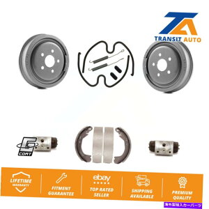 Brake Drum V{[LoGp̃AR[eBOu[LhV[YXvOƃV_[Lbg Rear Coated Brake Drum Shoes Spring And Cylinders Kit For Chevrolet Cavalier
