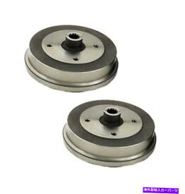 Brake Drum フォルクスワーゲンvwビートルカルマンギア用の2つの右後左ブレーキドラムペアセット2 Rear Right Left Brake Drums Pair Set of 2 for Volkswagen VW Beetle Karmann Ghia