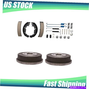 Brake Drum ���A�u���[�L�h�������u���[�L�V���[�Y�n�[�h�E�F�A�X�v�����O�L�b�g�t�B�b�g2006�|���e�B�A�b�N�g�����g_ol Rear Brake Drums & Brake Shoes Hardware Spring Kit Fits 2006 Pontiac Torrent _OL�y���s�A��