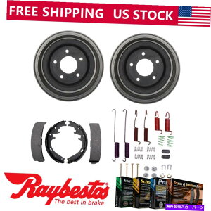 Brake Drum 1997-99�t�H�[�hE-150�G�R�m�����̃��A�L�b�g�u���[�L�h�������u���[�L�V���[�Y�n�[�h�E�F�A�L�b�g Rear Kit Brake Drums & Brake Shoes Hardware Kit For 1997-99 Ford E-150 Econoline�y���s�A���i�z
