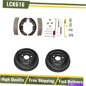 Brake Drum ���A�u���[�L�h�����u���[�L�V���[�Y�n�[�h�E�F�A�X�v�����O�L�b�g�t�B�b�g1994-2000�t�H�[�h�g�[���X Rear Brake Drums Brake Shoes Hardware Spring Kit Fits 1993 1994-2000 Ford Taurus�y���s�A���i�z