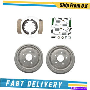 Brake Drum �v���}�X�o���N�[�_�̂��߂̃��A�h�����u���[�L�V���[�Y���n�[�h�E�F�A�X�v�����O�L�b�g1967-1968 Rear Drums Brake Shoes & Hardware Spring Kit for Plymouth Barracuda 1967-1968�y���s�A���i�z