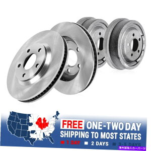 Brake Drum �V�{���[S10�u���U�[�s�b�N�A�b�v�\�m�}�z���u���t�����g�u���[�L���[�^�[�ƃ��A�u���[�L�h���� For Chevy S10 Blazer Pickup Sonoma Hombre Front Brake Rotors & Rear Brake Drums�y���s�A���i�z