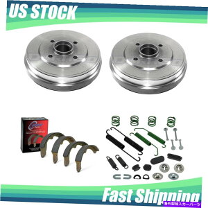 Brake Drum 2009N2014N̓YL[ũn[hEFAXvOLbgtBbgtAhu[LV[Y Rear Drums Brake Shoes with Hardware Spring Kit Fits For 2009-2014 Nissan Cube
