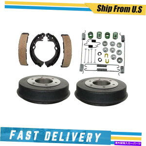 Brake Drum 1990N1992N̓YD21̃Au[Lhu[LV[Yn[hEFAXvOLbg Rear Brake Drums Brake Shoes & Hardware Spring Kit for 1990-1992 Nissan D21