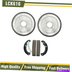 Brake Drum 2005N2006N̓yCIALbgu[Lhu[LV[Ỹ|eBAbNǐ For 2005-2006 Pontiac Pursuit for Saturn Ion Rear Kit Brake Drums & Brake Shoes