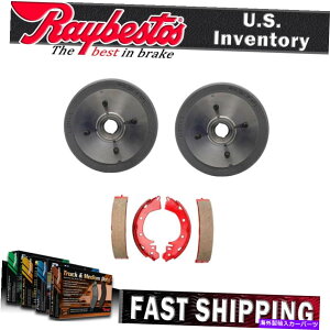 Brake Drum Mitsubishi Tredia 1984�N�̃��C�x�X�g���A�L�b�g�u���[�L�h�����ƃu���[�L�V���[�Y Raybestos Rear Kit Brake Drums & Brake Shoes For Mitsubishi Tredia 1984�y���s�A���i�z