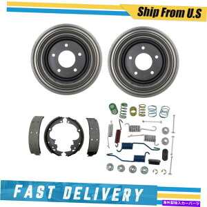 Brake Drum V{[AXgp̃Ahu[LV[Yn[hEFAXvOLbg1985-2002 Rear Drums Brake Shoes & Hardware Spring Kit for Chevrolet Astro 1985-2002