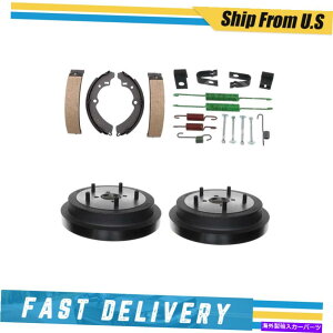Brake Drum Ahu[LV[Yn[hEFAXvOLbgXYLTC1987-1995 Rear Drums Brake Shoes & Hardware Spring Kit for Suzuki Samurai 1987-1995