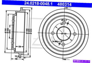Brake Drum Honda Jazz II 42610-SAA-000�̂��߂̃u���[�L�h������H�ׂ܂��� ATE Brake Drum For HONDA Jazz II 42610-SAA-000�y���s�A���i�z