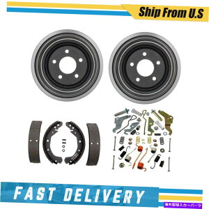 Brake Drum R}[VV[Vp̃Ahu[LV[Yn[hEFAXvOLbg1987-1989 Rear Drums Brake Shoes & Hardware Spring Kit for Commercial Chassis 1987-1989