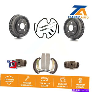 Brake Drum 2004ÑV{[}ũAu[LhV[YXvOƃV_[Lbg Rear Brake Drum Shoes Spring And Cylinders Kit For 2004 Chevrolet Malibu