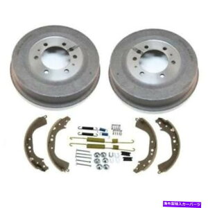 Brake Drum i2jg^hN[U[p̃Au[LhV[YXvO1981-1990 (2) Rear Brake Drums Shoes & Springs for Toyota Landcruiser 1981-1990