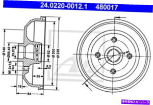 Brake Drum Opel corsa a tr b Tigra 418117�̂��߂̃u���[�L�h������H�ׂ܂��� ATE Brake Drum For OPEL Corsa A Tr B Tigra 418117�y���s�A���i�z