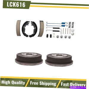 Brake Drum ���A�u���[�L�h�������u���[�L�V���[�Y�n�[�h�E�F�A�X�v�����O�L�b�g�t�B�b�g2006�|���e�B�A�b�N�g�����g Rear Brake Drums & Brake Shoes Hardware Spring Kit Fits 2006 Pontiac Torrent�y���s�A���i�z