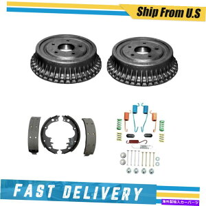 Brake Drum 1972ÑI[h[rJgX̂߂̃Ahu[LV[Yn[hEFAXvOLbg Rear Drums Brake Shoes & Hardware Spring Kit for 1972 Oldsmobile Cutlass