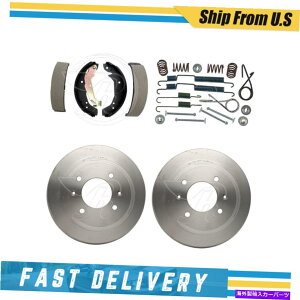 Brake Drum \i^p̃Ahu[LV[Yn[hEFAXvOLbg1999-2002 Rear Drums Brake Shoes & Hardware Spring Kit for Sonata 1999-2002
