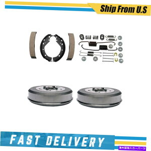 Brake Drum �g���^�}�g���b�N�X�̂��߂̃��A�h�����u���[�L�V���[�Y���n�[�h�E�F�A�X�v�����O�L�b�g2003-2006 Rear Drums Brake Shoes & Hardware Spring Kit for Toyota Matrix 2003-2006�y���s�A���i�z