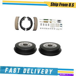 Brake Drum g^^R}̃Ahu[LV[Yn[hEFAXvOLbg1998-2004 6O Rear Drums Brake Shoes & Hardware Spring Kit for Toyota Tacoma 1998-2004 6 Lug