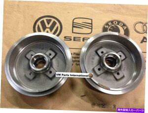 Brake Drum VWStMK2 MK3Au[LhyAV{VWp[g1H0 501 615 A VW Golf MK2 MK3 Rear Brake Drums Pair New Genuine VW Part 1H0 501 615 A