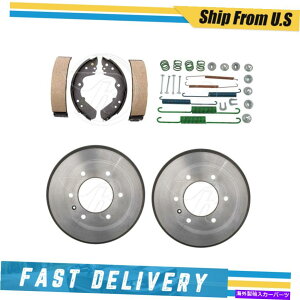Brake Drum z_pX|[gp̃Ahu[LV[Yn[hEFAXvOLbg1994-1997 Rear Drums Brake Shoes & Hardware Spring Kit for Honda Passport 1994-1997