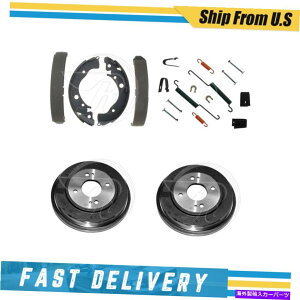 Brake Drum z_@̂߂̃Ahu[LV[Yn[hEFAXvOLbg2010-2013 Rear Drums Brake Shoes & Hardware Spring Kit for Honda Insight 2010-2013