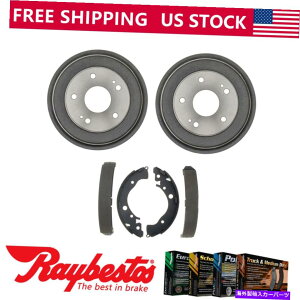Brake Drum 2006N2015Ñz_VrbÑALbgu[Lhu[LV[Y - CxXg Rear Kit Brake Drums & Brake Shoes For 2006-2015 Honda Civic - Raybestos
