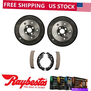 Brake Drum 2003�N����2006�N�̃|���e�B�A�b�N�o�C�u�̃��A�L�b�g�u���[�L�h�����ƃu���[�L�V���[�Y - ���C�x�X�g Rear Kit Brake Drums & Brake Shoes For 2003-2006 Pontiac Vibe - Raybestos�y���s�A���i�z