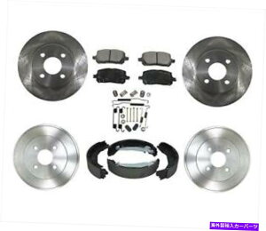 Brake Drum ���[�^�[�u���[�L�p�b�h�h�����V���[�Y�V�{���[�R�o���g�p�X�v�����O�L�b�g2.2L 09-10 4�{���g Rotors Brake Pads Drums Shoes Spring Kit for Chevrolet Cobalt 2.2L 09-10 4 Bolt�y���s�A���i�z