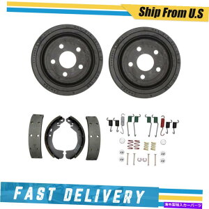 Brake Drum �V�{���[�x���b�^�p�̃��A�h�����u���[�L�V���[�Y���n�[�h�E�F�A�X�v�����O�L�b�g1992-1996 Rear Drums Brake Shoes & Hardware Spring Kit for Chevrolet Beretta 1992-1996�y���s�A���i�z