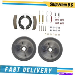 Brake Drum �C�[�O���r�X�^�p�̃��A�u���[�L�h�����u���[�L�V���[�Y���n�[�h�E�F�A�X�v�����O�L�b�g1989-1991 Rear Brake Drums Brake Shoes & Hardware Spring Kit for Eagle Vista 1989-1991�y���s�A���i�z