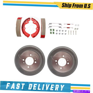 Brake Drum YZĝ߂̃Ahu[LV[Yn[hEFAXvOLbg1987-1989 Rear Drums Brake Shoes & Hardware Spring Kit for Nissan Sentra 1987-1989