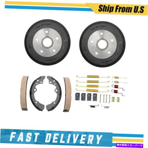 Brake Drum �t�H�[�h�v���[�u�p�̃��A�u���[�L�h�����u���[�L�V���[�Y���n�[�h�E�F�A�X�v�����O�L�b�g1989-1992 Rear Brake Drums Brake Shoes & Hardware Spring Kit for Ford Probe 1989-1992�y���s�A���i�z