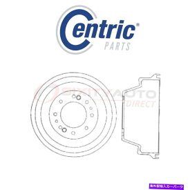 Brake Drum 1967-1970 GMC C35 C3500ピックアップ4.1L 4.6L 4.8L 5.0L MDの中心ブレーキドラム Centric Brake Drum for 1967-1970 GMC C35 C3500 Pickup 4.1L 4.6L 4.8L 5.0L md