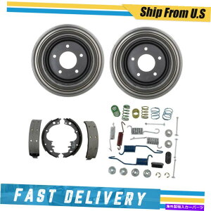 Brake Drum �V�{���[�A�X�g���p�̃��A�h�����u���[�L�V���[�Y���n�[�h�E�F�A�X�v�����O�L�b�g1987-1989 Rear Drums Brake Shoes & Hardware Spring Kit for Chevrolet Astro 1987-1989�y���s�A���i�z