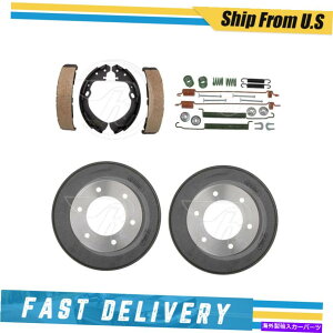 Brake Drum YteBA1999ÑAu[Lhu[LV[Yn[hEFAXvOLbg Rear Brake Drums Brake Shoes & Hardware Spring Kit for Nissan Frontier 1999
