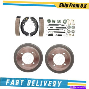 Brake Drum �C�[�O���T�~�b�g�̂��߂̃��A�u���[�L�h�����u���[�L�V���[�Y���n�[�h�E�F�A�X�v�����O�L�b�g1993 Rear Brake Drums Brake Shoes & Hardware Spring Kit for Eagle Summit 1993