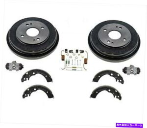 Brake Drum Au[Lhu[LV[YXvOXV_[Ńz_AR[h91-02ɓK Fits Honda Accord 91-02 With Rear Brake Drums Brake Shoes Springs Cylinders