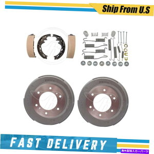 Brake Drum YpXt@C_[p̃Ahu[LV[Yn[hEFAXvOLbg1987-1988 Rear Drums Brake Shoes & Hardware Spring Kit for Nissan Pathfinder 1987-1988