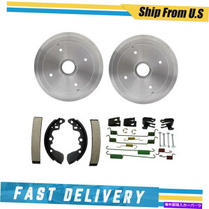Brake Drum 㕔u[Lhu[LV[Yn[hEFAXvOLbgGeo Metro 1990-1994 Rear Brake Drums Brake Shoes & Hardware Spring Kit for Geo Metro 1990-1994
