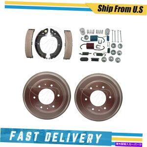 Brake Drum ���A�u���[�L�h�����u���[�L�V���[�Y���n�[�h�E�F�A�X�v�����O�L�b�g�h�b�W���C�_�[1987-1989 Rear Brake Drums Brake Shoes & Hardware Spring Kit for Dodge Raider 1987-1989�y���s�A���i�z