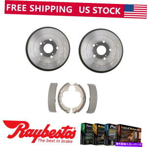 Brake Drum 1991�N����1995�N�̃��A�L�b�g�u���[�L�h�������u���[�L�V���[�Y1996�g���^�v���r�A - ���C�x�X�g Rear Kit Brake Drums & Brake Shoes For 1991-1995 1996 Toyota Previa - Raybestos